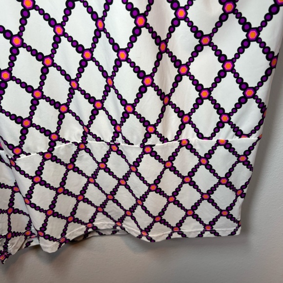 Trina Turk Women's Kon Tiki Colorful Print Swim Cover Up Tunic Beach Dress Large - Picture 9 of 14